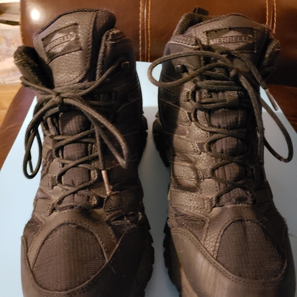 Merrell Moab 2 Mid Tactical Waterproof Boots Mens - Picture 2 of 10